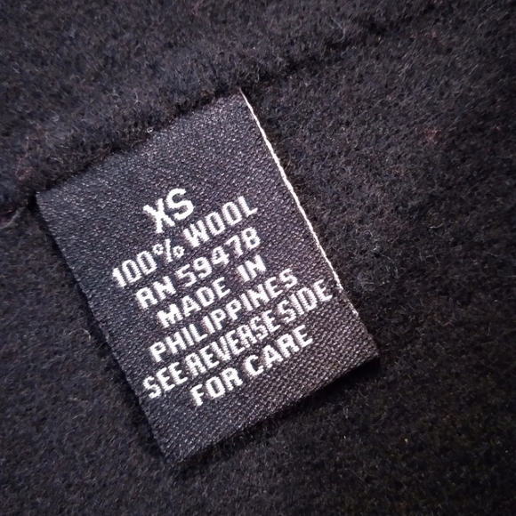 Carole Little black 100% wool handmade jacket XS - Picture 5 of 13